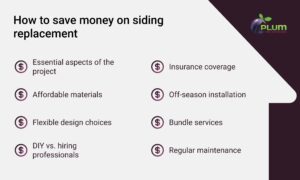 Key strategies for cutting costs on siding replacement