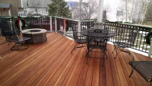  Brazilian Ipe decking is one of the popular decking types