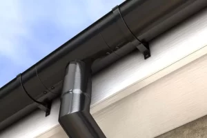  how gutters look on the roof