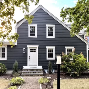 Example of fiber cement siding