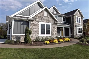 Example of stone siding