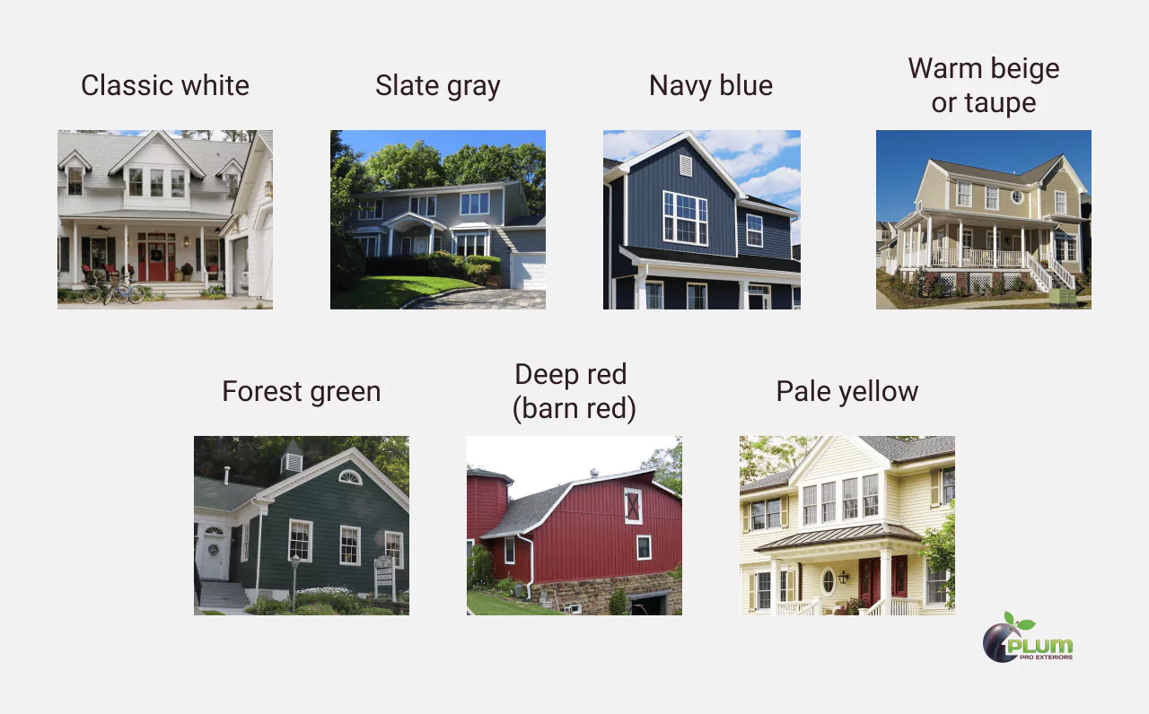 Which colors fit best New England homes