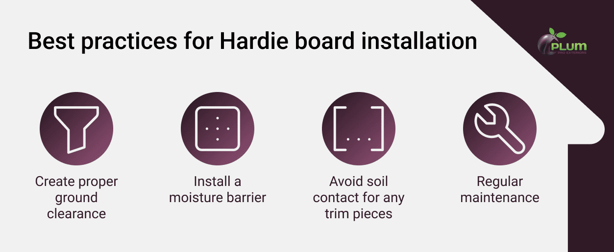 What to do to ensure durability and effectiveness of the Hardie board