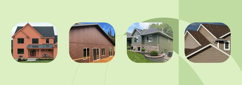 natural hues are one of the most popular siding colors