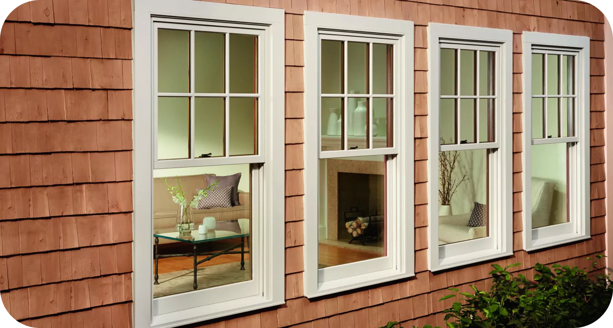 Double-hung windows