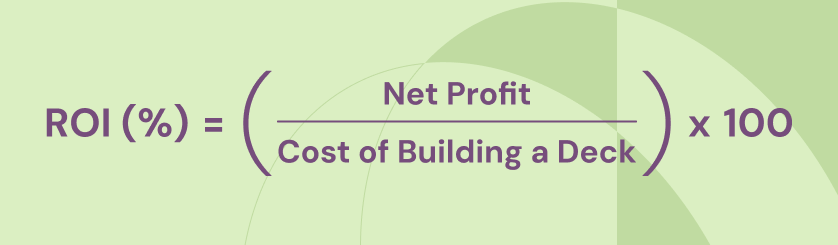 does a deck add value to your home-a formula to calculate ROI