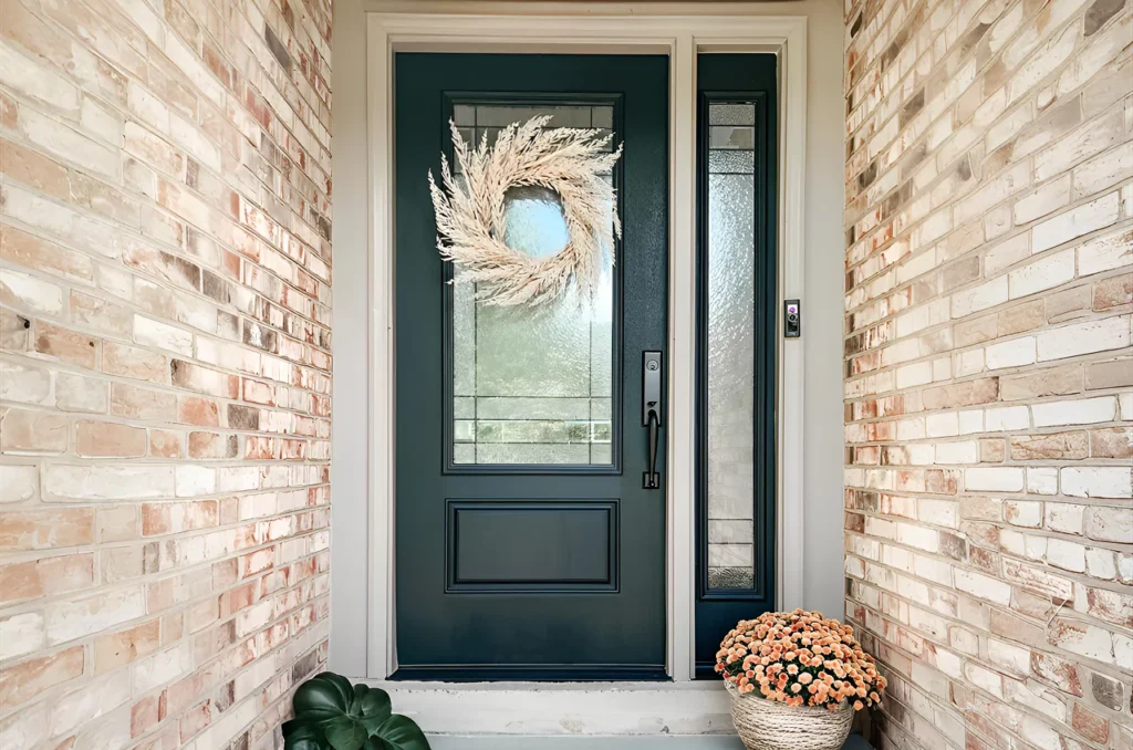 fiberglass doors as example of the most popular types of exterior door