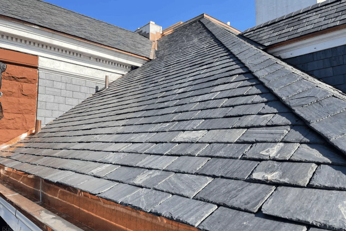 Slate roofing