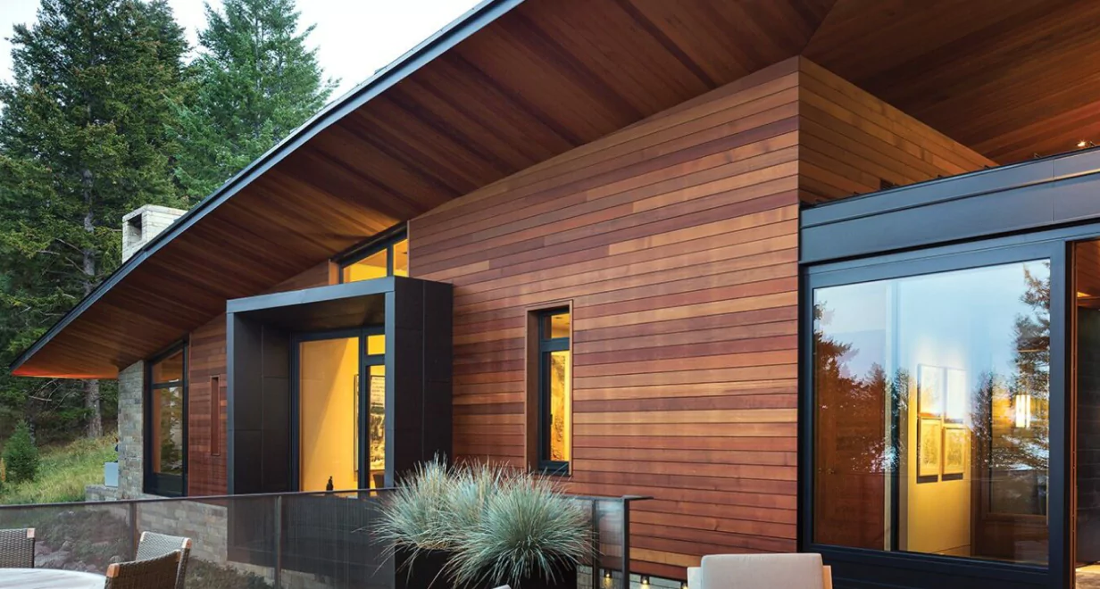 Wood siding