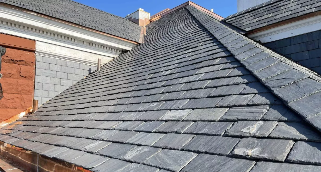 Slate roofing