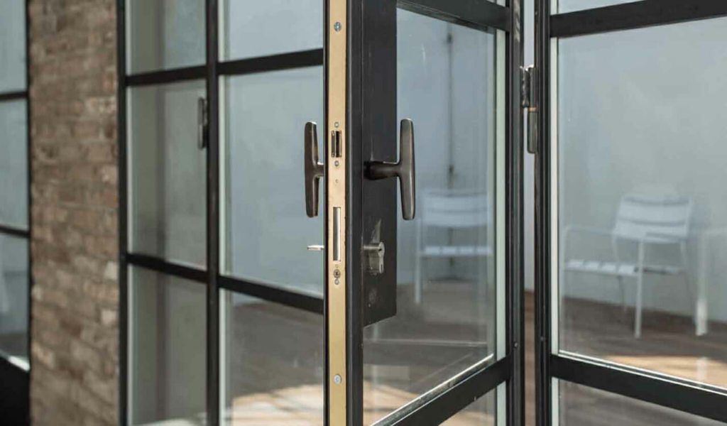 example of steel door