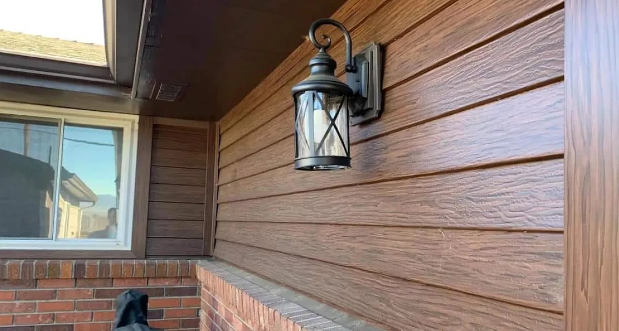 Wood siding