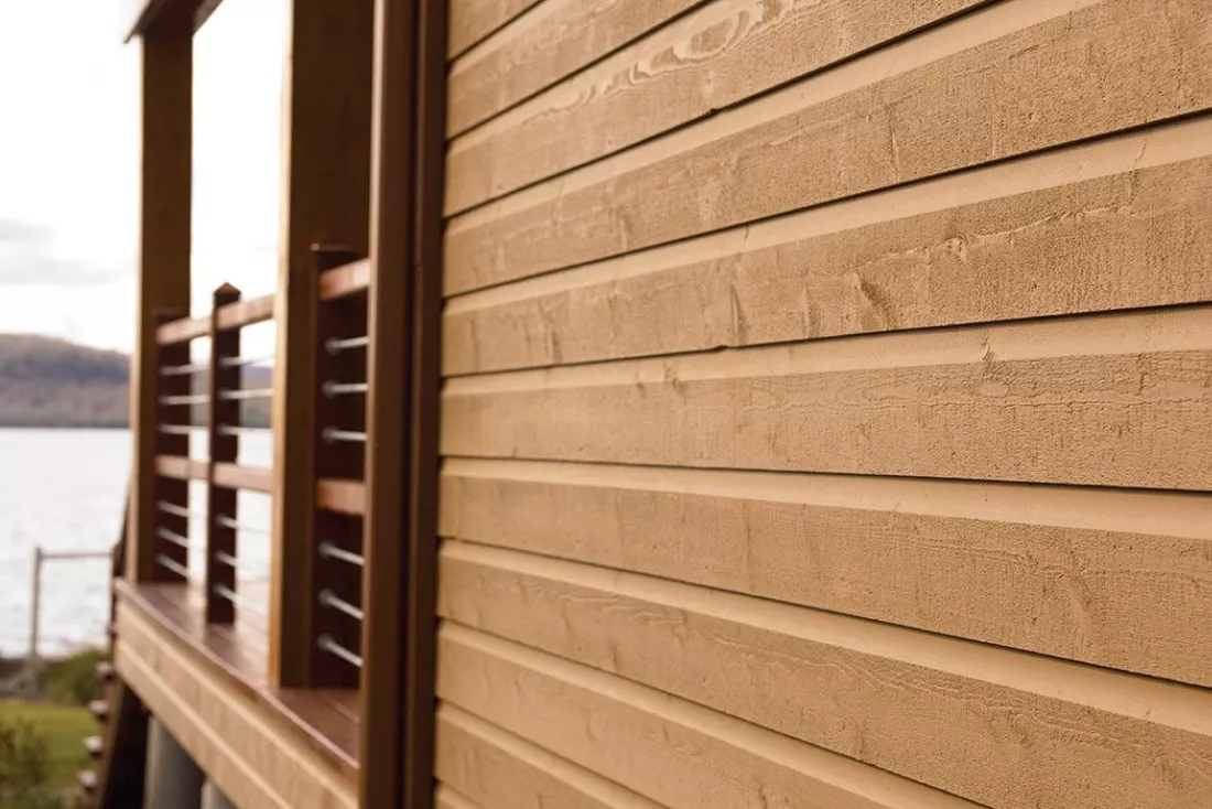 Wood siding