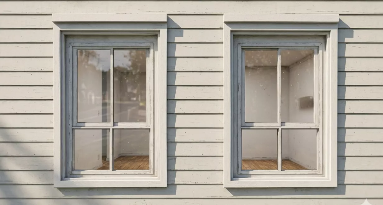 Double-hung windows