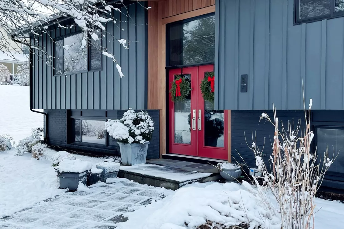 Board and batten siding
