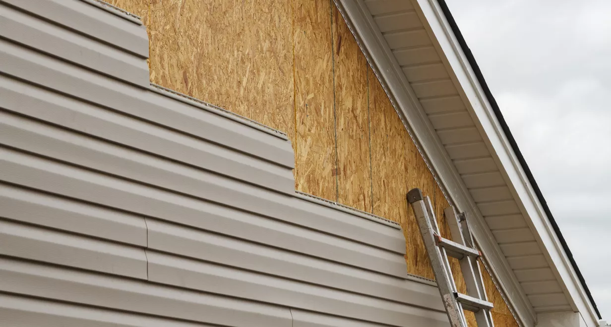 Composite siding replacement