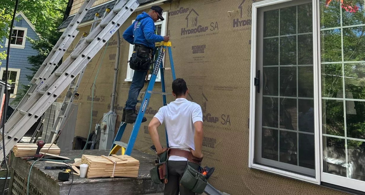 Insulation board installation