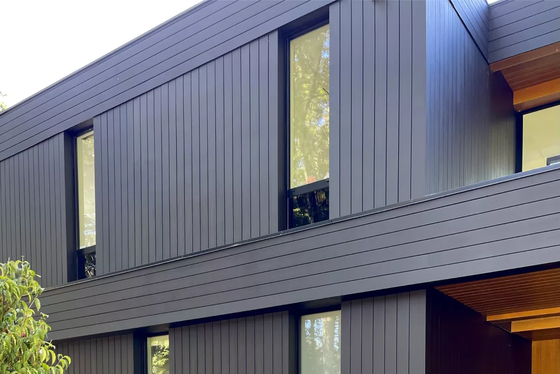 Shiplap and panel siding