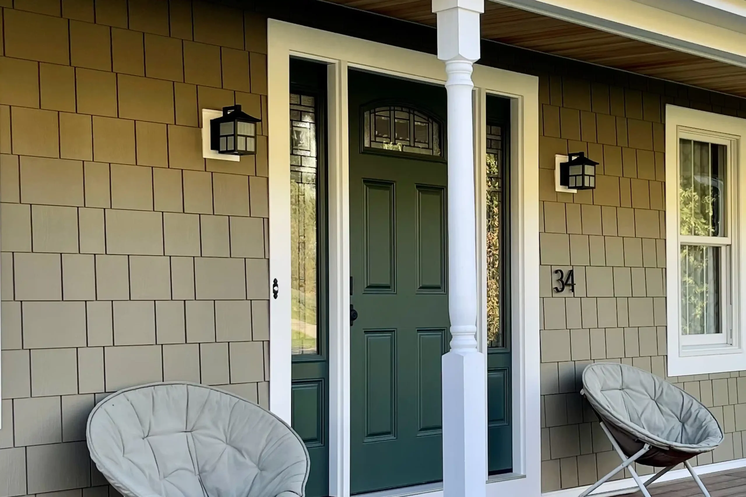 Cedar clapboard and shingles