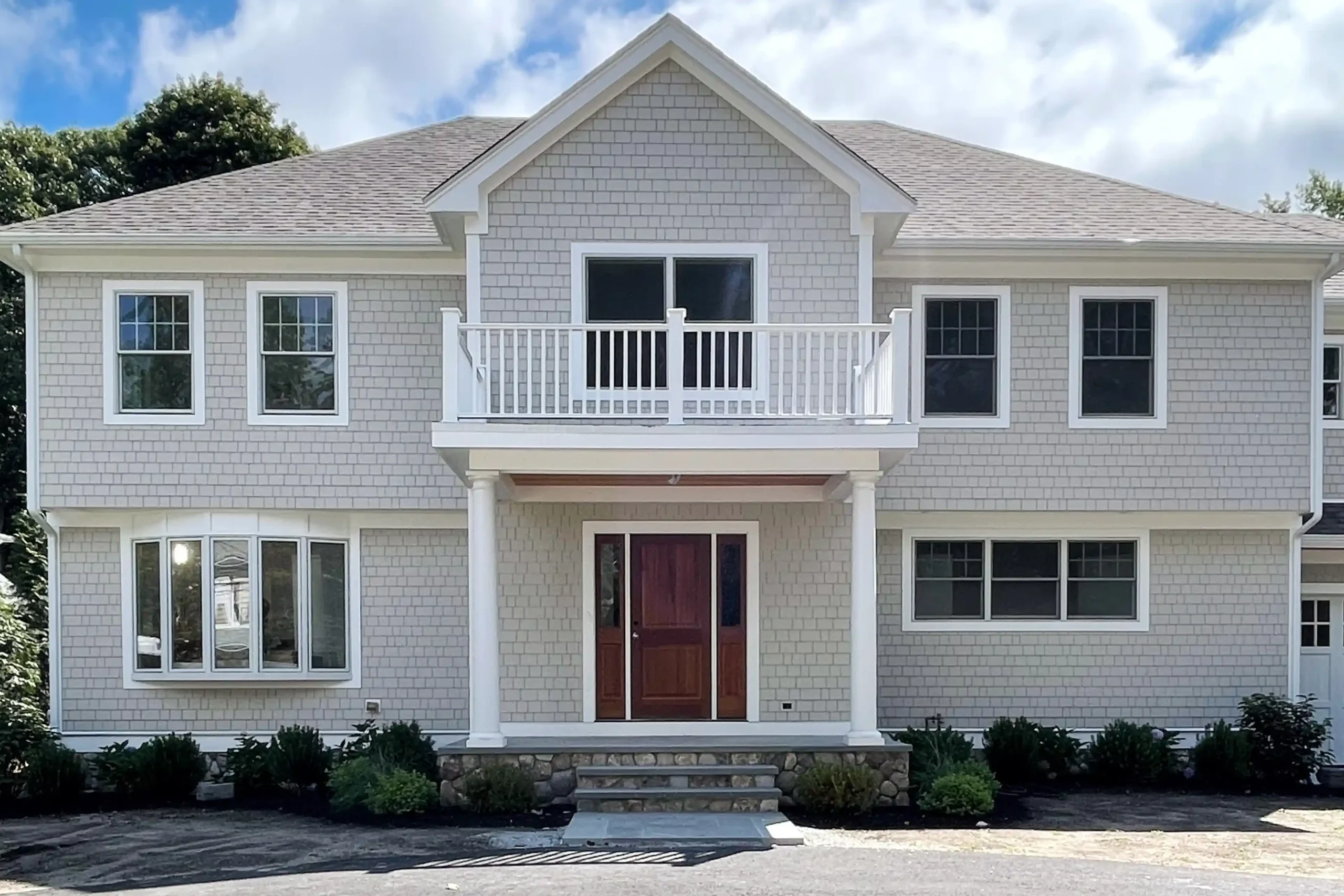 Newer suburban homes