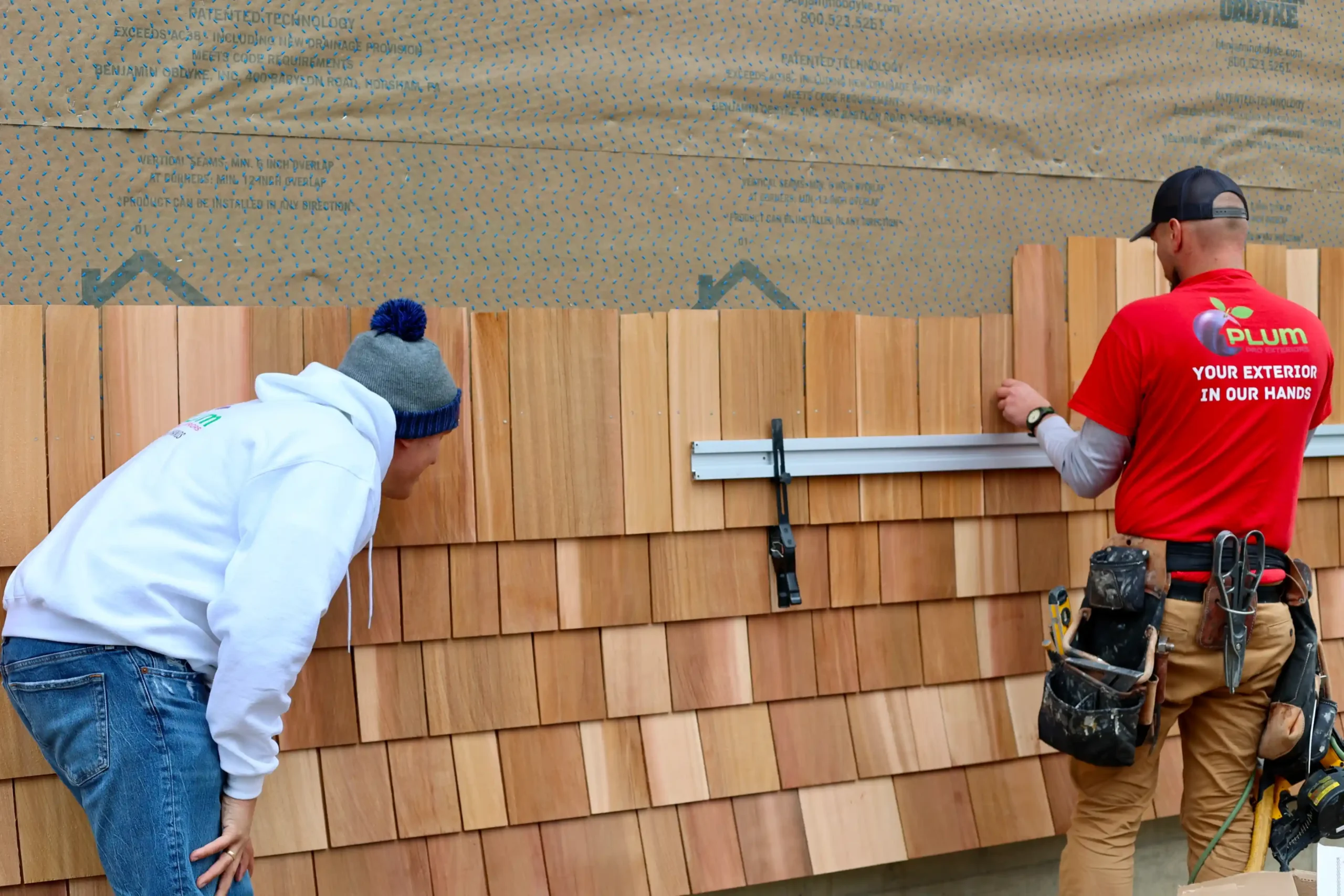 Siding installation