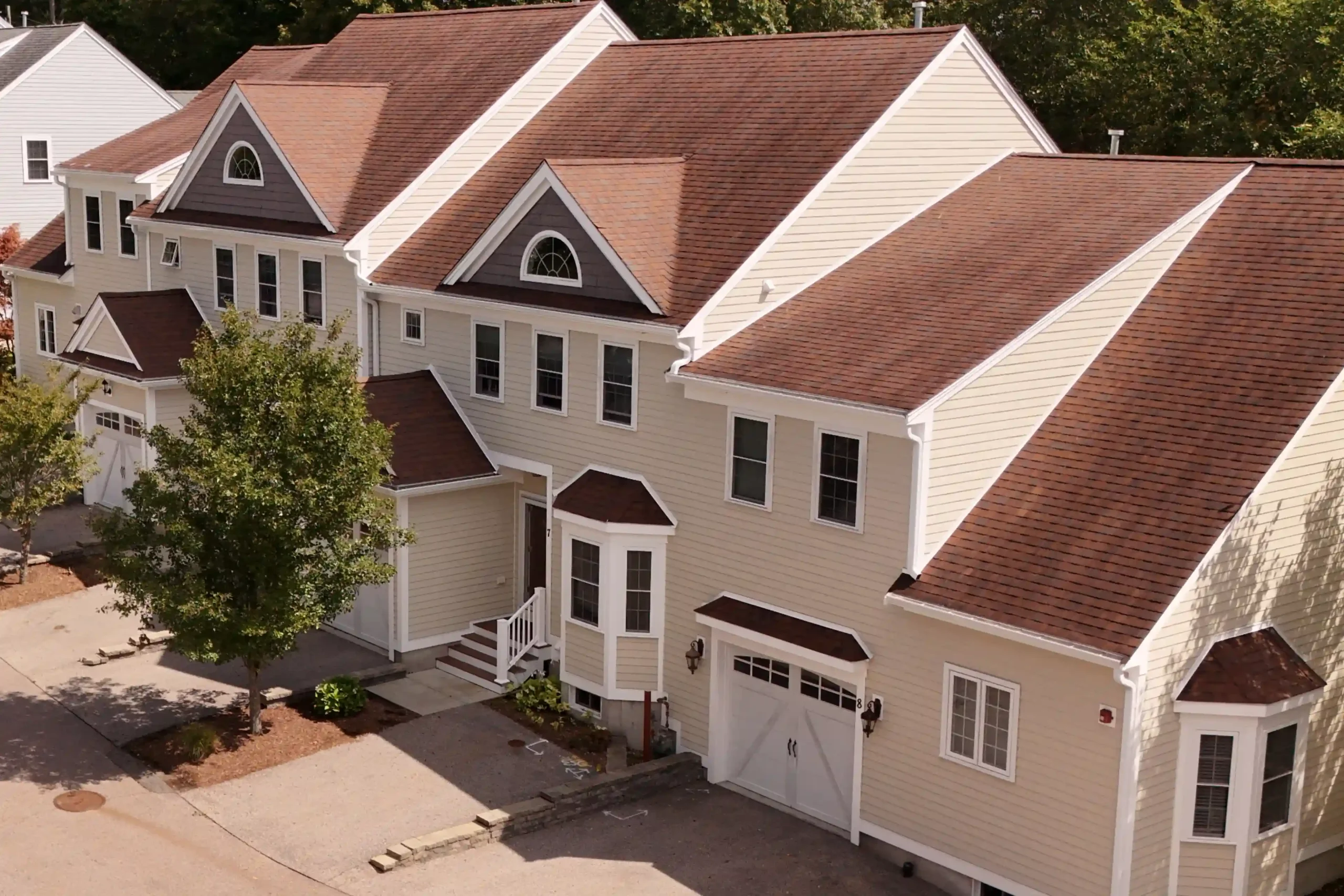 Townhouses and condominiums