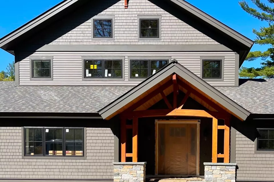 Wood siding