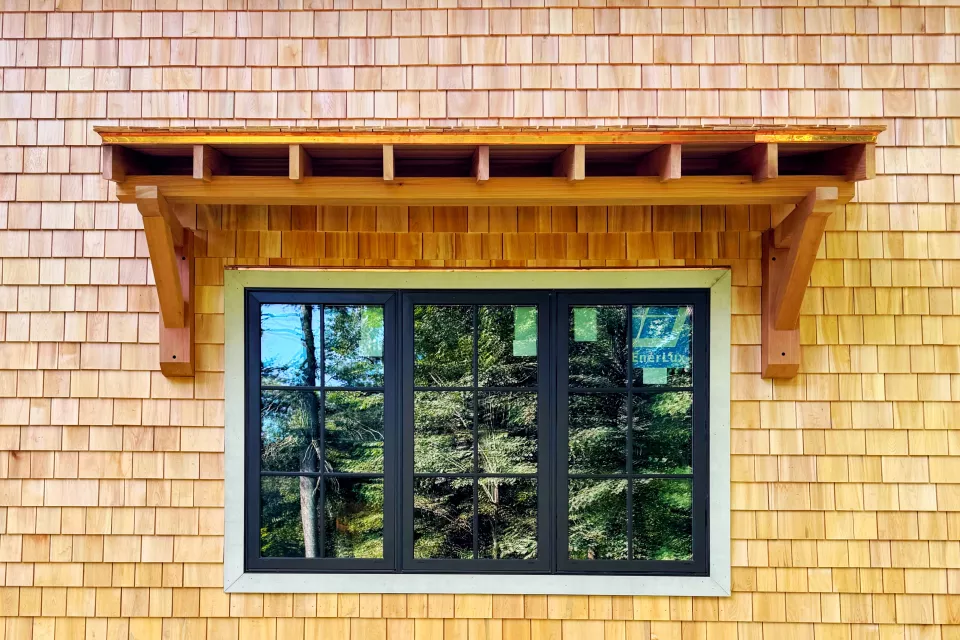Wood siding