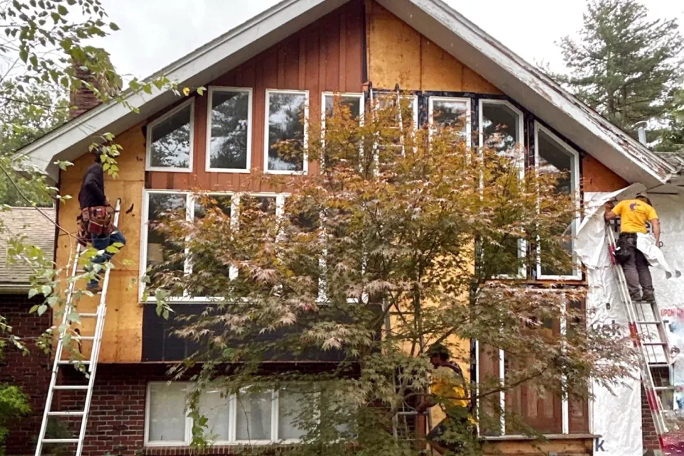 Full siding replacement