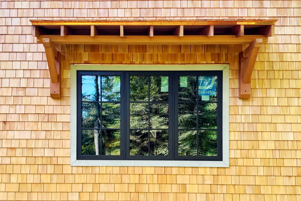 Wood siding