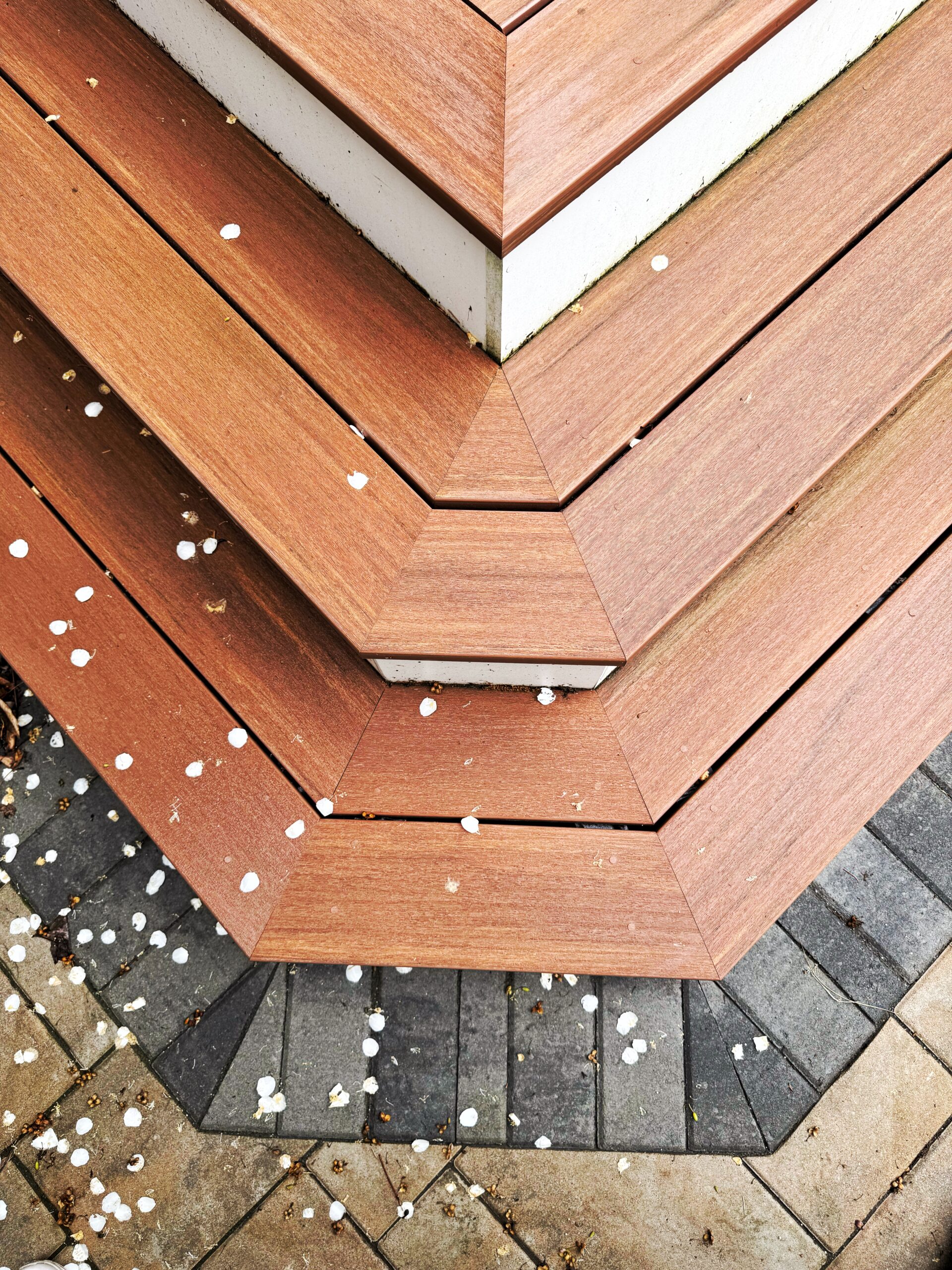 Picture-framed composite deck boards