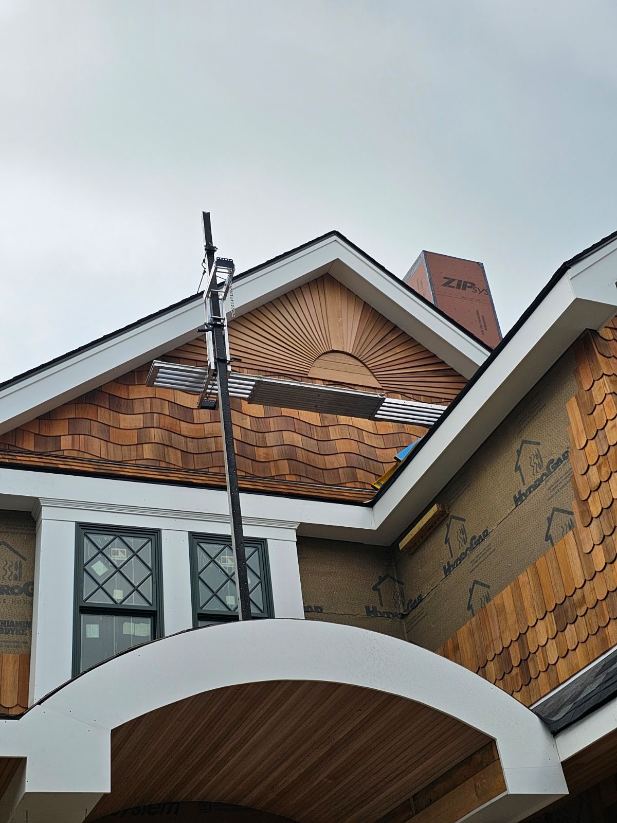 Cedar wood siding
