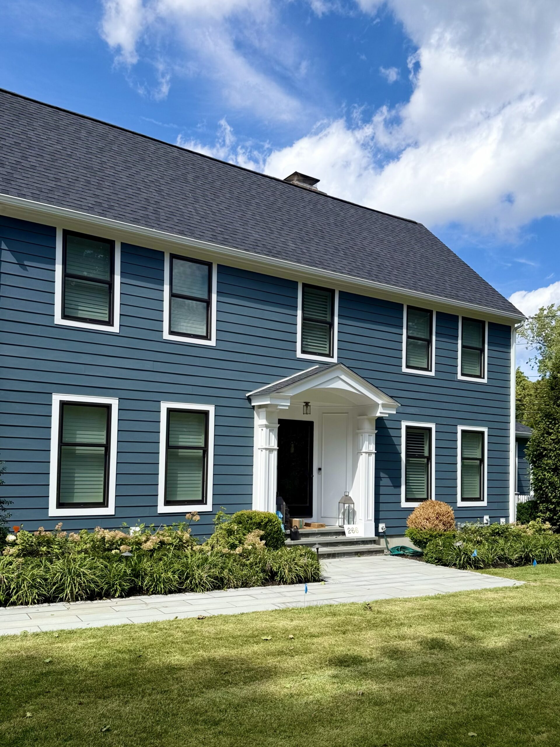 New CertainTeed roof on a colonial